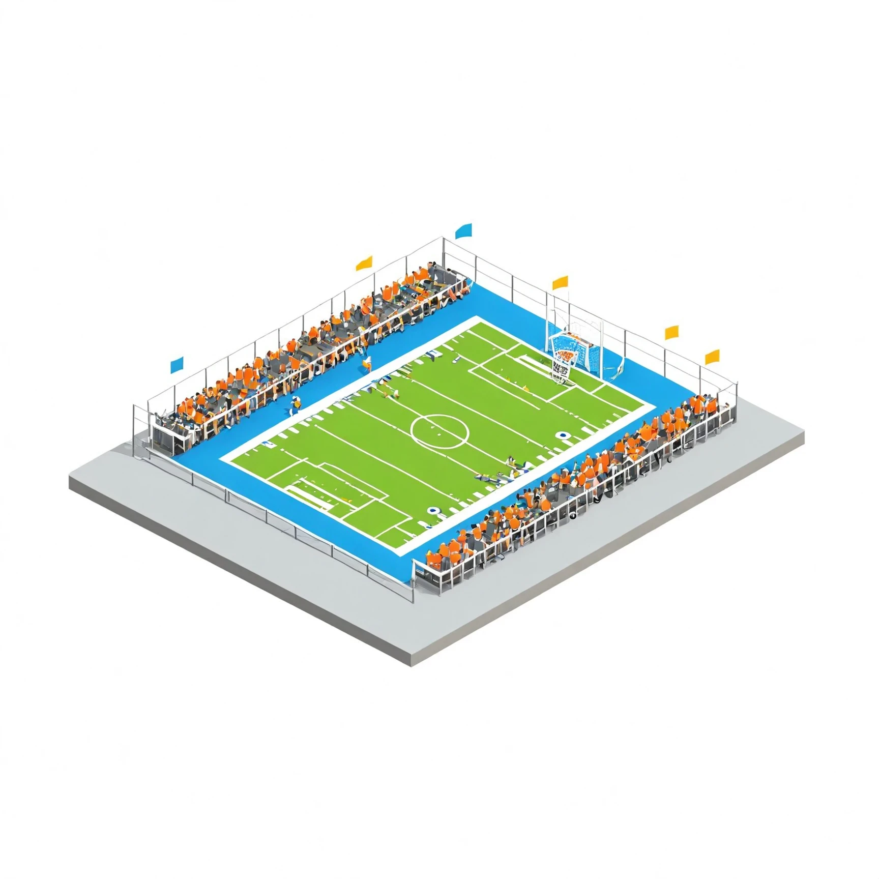 isty02 style. isometric <lora:isometric_isty02_style:1>
cartoon
High sch(:0)ool football game and spirited, Gray background,
detailed, professional, slick, 3d, unreal engine, render, ray tracing,
high quality, masterpiece, highres,