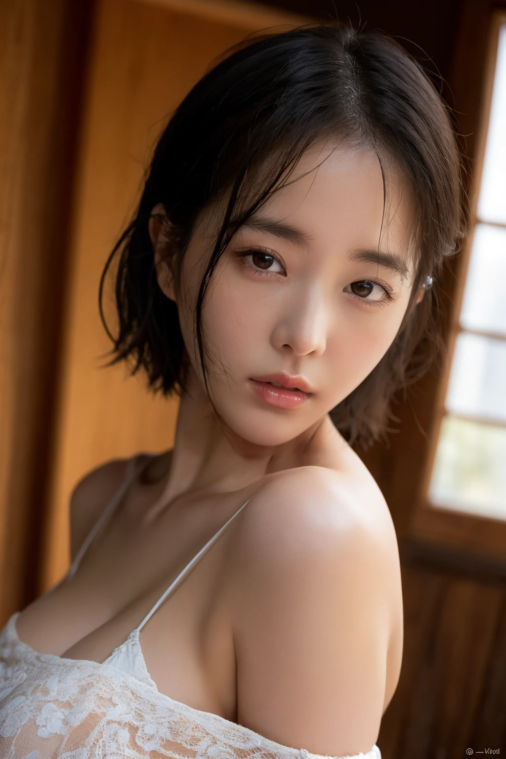 1 female, Beautiful Japanese actresses, Age 25, Double Eyes,mile, Detailed face, Big earrings，Large Necklace, Flashy makeup using red eyeshadow，(Flawlessレースのブラジャー、FlawlessＴback、White or pink、Showing panties、Crouch down、Full body description、M-shaped splits、Front facing the viewer 1.6）light brown delicate middle cut hair，the tips of the hair are wavy，Classy hairstyle，fine grain,Slender actress, Large Breasts, valley, Small hips, Side Bust Barbosa), break long black hair, BREAK ceremony, Red carpet, Official Art，Highly detailed CG Unity 8k wallpaper, (masterpiece:1.0),(highest quality:1.0), photo shoot, 8k, Browsing Caution, High resolution, Kodak Portrait 400, Film Grain, Lens flare brilliance,View Audience, View from the front