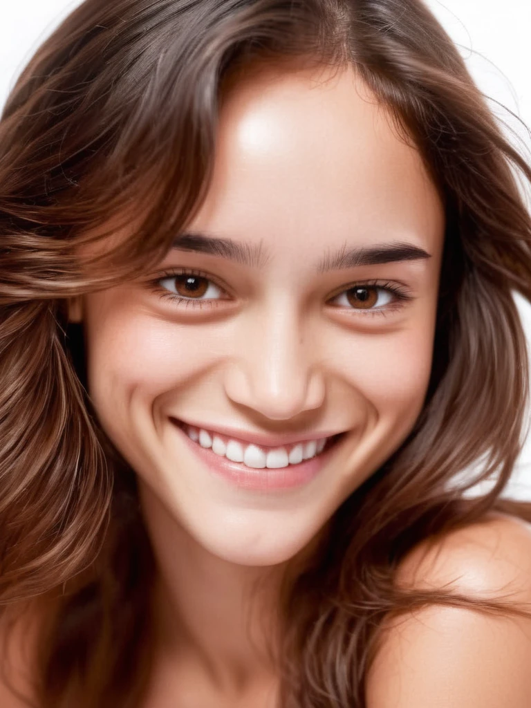 18yo:0.5 woman, white background, detailed skin, pores, brown eyes, perfect full hair,
portrait, smile <lora:cynthia-synth-xl-lora-1:0.6>