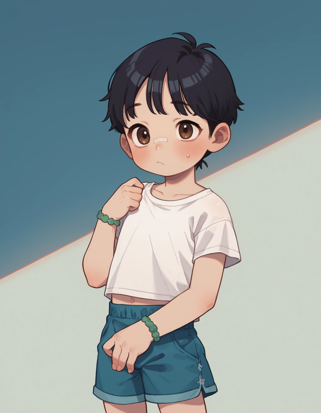 zPDXL, score_9, score_8_up, score_7_up, source_anime,
1girl, solo, __cf-/prompt-full__, <lora:PossumMachine_v2:0.8> possmach, , child, flat chest