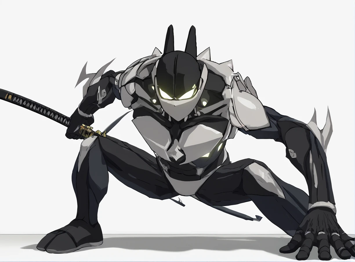 score_9, score_8_up, score_7_up
BREAK
source_anime, BC-1 robot, <lora:BC1-000004:1>, attacking with a precise katana, holding katana, epic slice, flashy effects, exaggerated action sequence, anime battle, <lora:Anime_Screencap:1>, screencap, blank simple background, white background