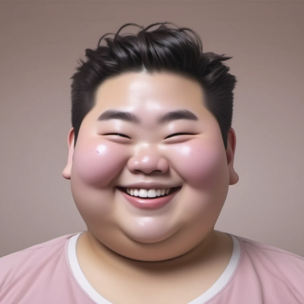 (cool Cheerful young cute japanese man face,Smiling eyes,:1.6),<lora:runga_8.1:0.70>male focus,obese,fattest,