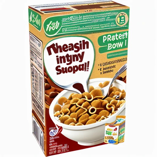cereal box, food, food focus, english text, no humans, cartoon monkey, blue, bowl, spoon, simple background <lora:Cereal_Box:1>