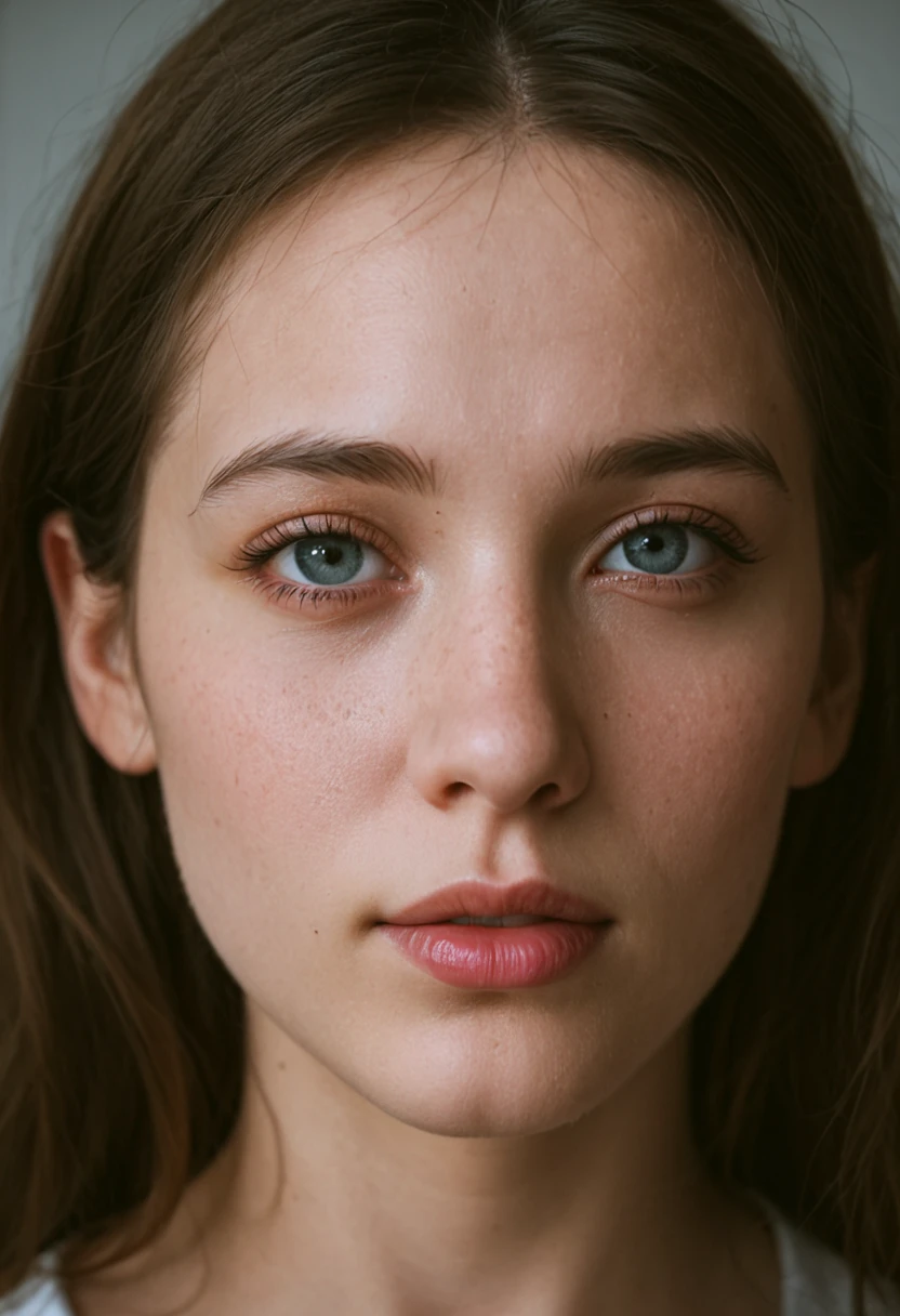 score_9, score_8_up, score_7_up, score_6_up, BREAK , source_real, raw, photo, realistic BREAK close up, Surreal,film photography aesthetic, young woman gazing upward, expression of contemplation, delicate facial features, soft natural lighting highlights cheekbones, eyes, and lips, warm skin tones against a dark backdrop, subtle interplay of shadow and light, high-contrast photography, hint of traditional film grain texture, fine details in the eyes and skin, minimalist aesthetic, no visible accessories, natural makeup, a moment captured mid-thought or mid-reverie, emotional depth conveyed through upward gaze and slightly parted lips, slight sheen on skin suggests warmth or humidity.,