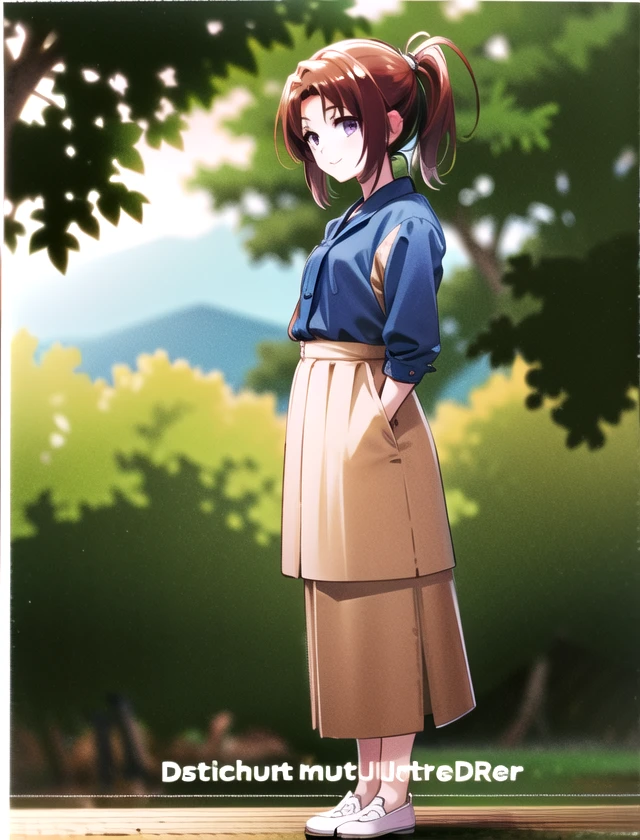 natsuki nakagawa, outside, standing <lora:natsuki-nakagawa:1>