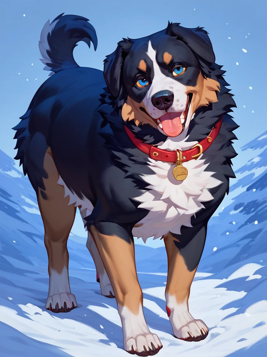 score_9, score_8_up, score_7_up, PDXL,  <lora:Bernese_0010:1>, ((animal, dog)), bernese mountain dog, 
rolling around in snow