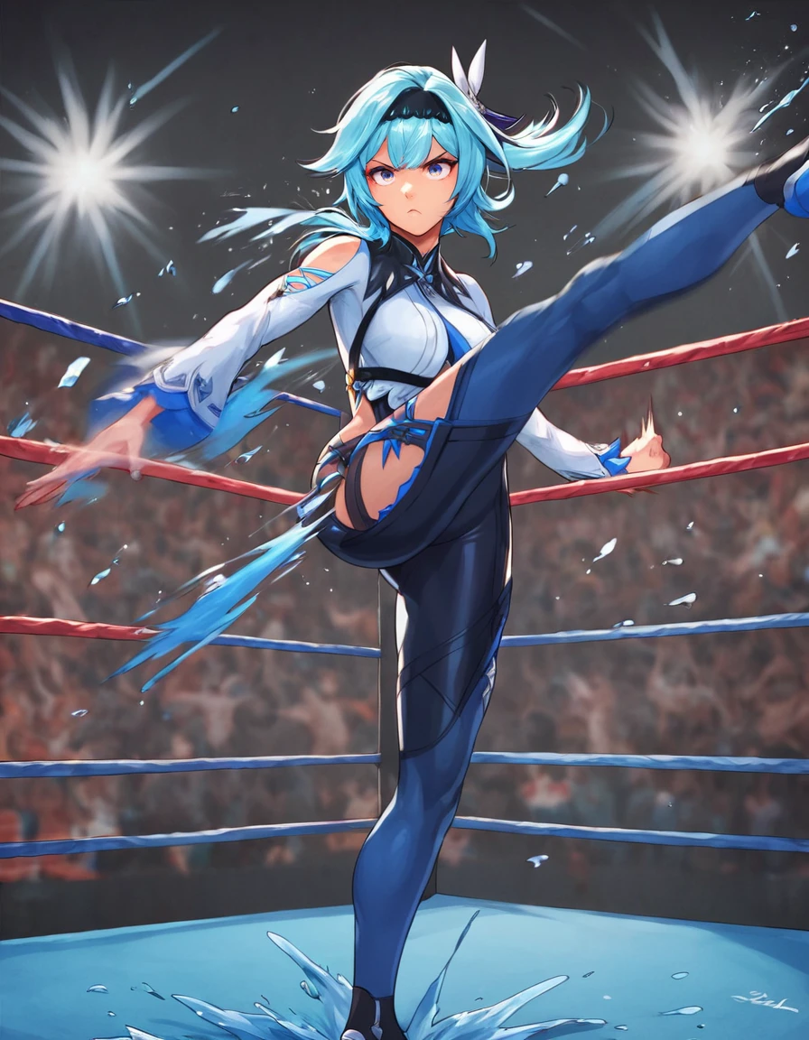score_9, score_8_up, score_7_up,
kick fighting stance,
eula, 1girl, solo,mid air,
serious, focused,
wrestling ring,
dynamic, motion blur,
blood splashes,
spotlights,
<lora:muay_thai_kick:0.9>