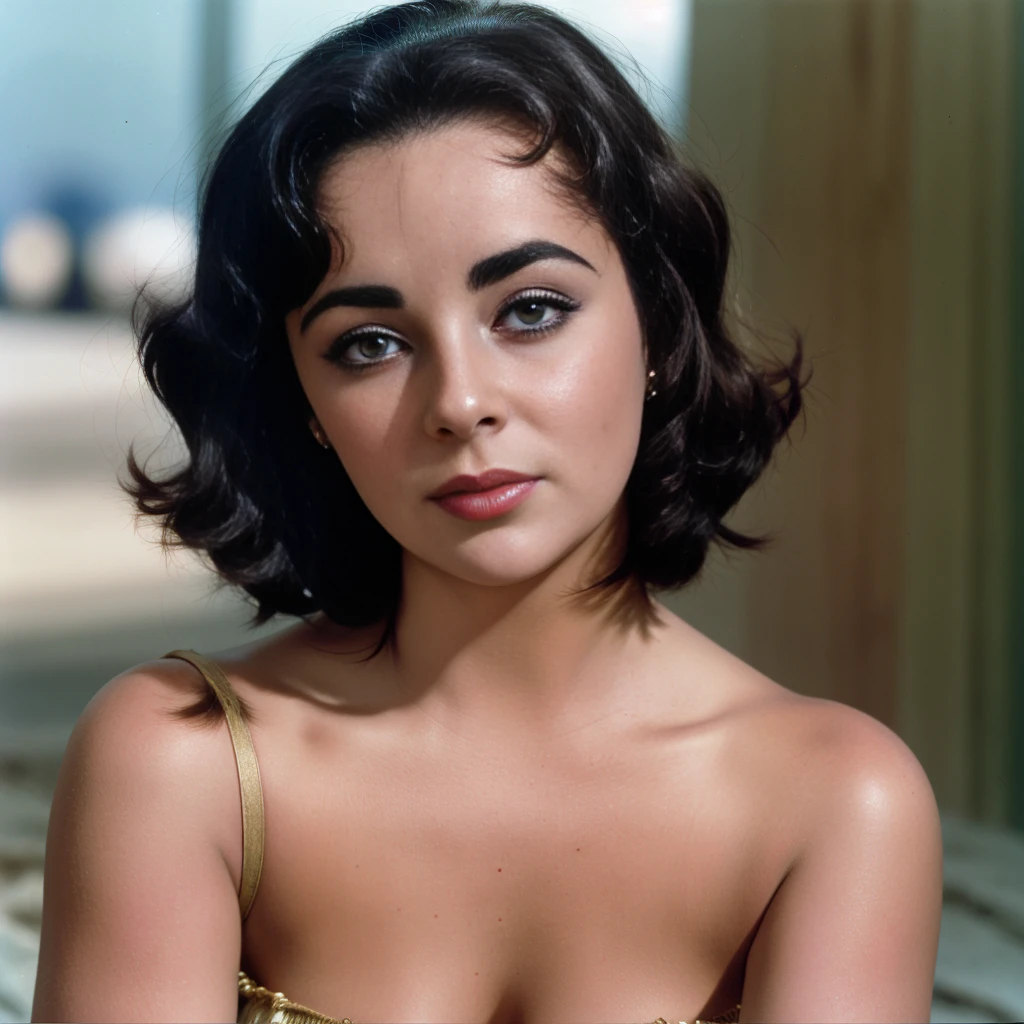 intricate photo of elizabethtaylor <lora:ElizabethTaylor:1> as a whore , detailed eyes, holding, 4k, high quality, masterpiece
