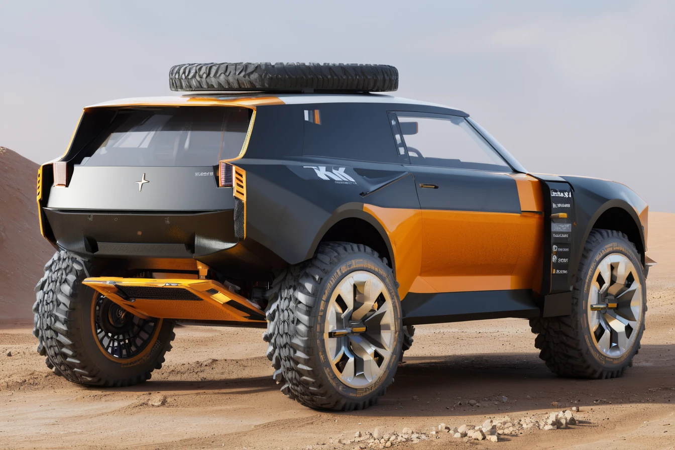 (best quality, masterpiece :1.2),polestar design style,concept OFF ROAD RALLY CAR,future,2D rendering,finely detailed,4k,studio lighting,octane render,product design,<lora:mars666777_Polestar_design_style_v2.0:0.8>,