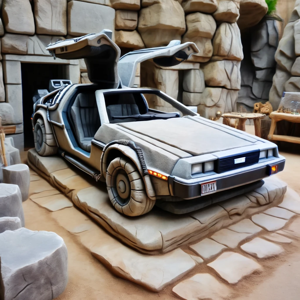 stonesigner delorean<lora:stonesigner:1>