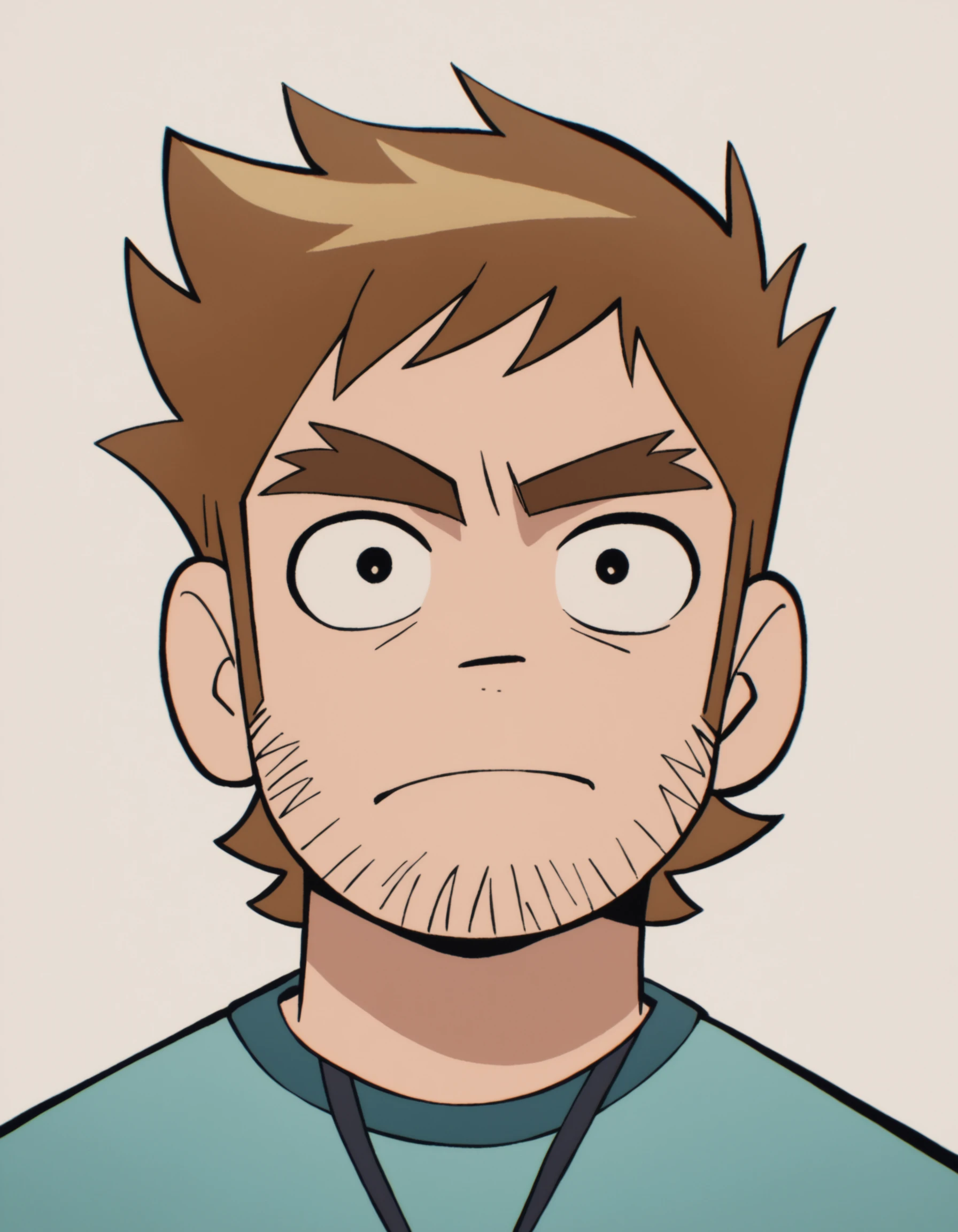 zPDXL, score_9, score_8_up, score_7_up, source_anime,
stephen, short hair, brown hair, facial hair, beard stubble, thick eyebrows , <lora:ScottP-v2-3:0.8> scttp