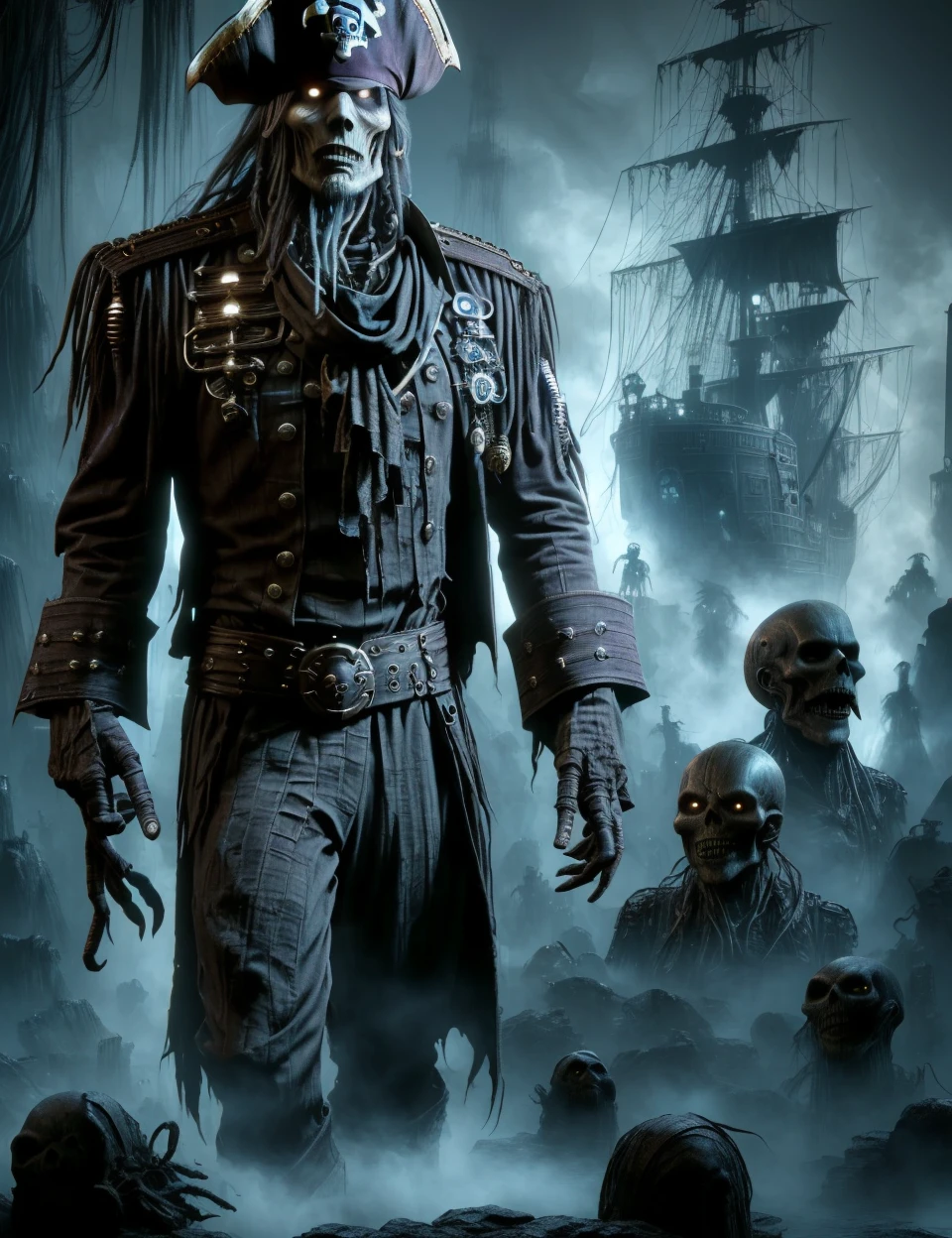 DonMV00d00 male ood, pirate captain,dreadnought, ion cannon <lora:DonMV00d00:0.7>