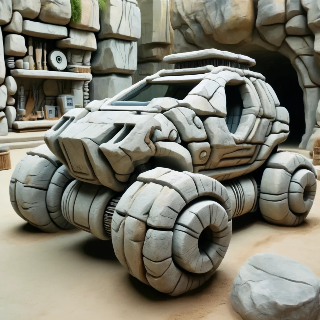 stonesigner futuristic car<lora:stonesigner:1>