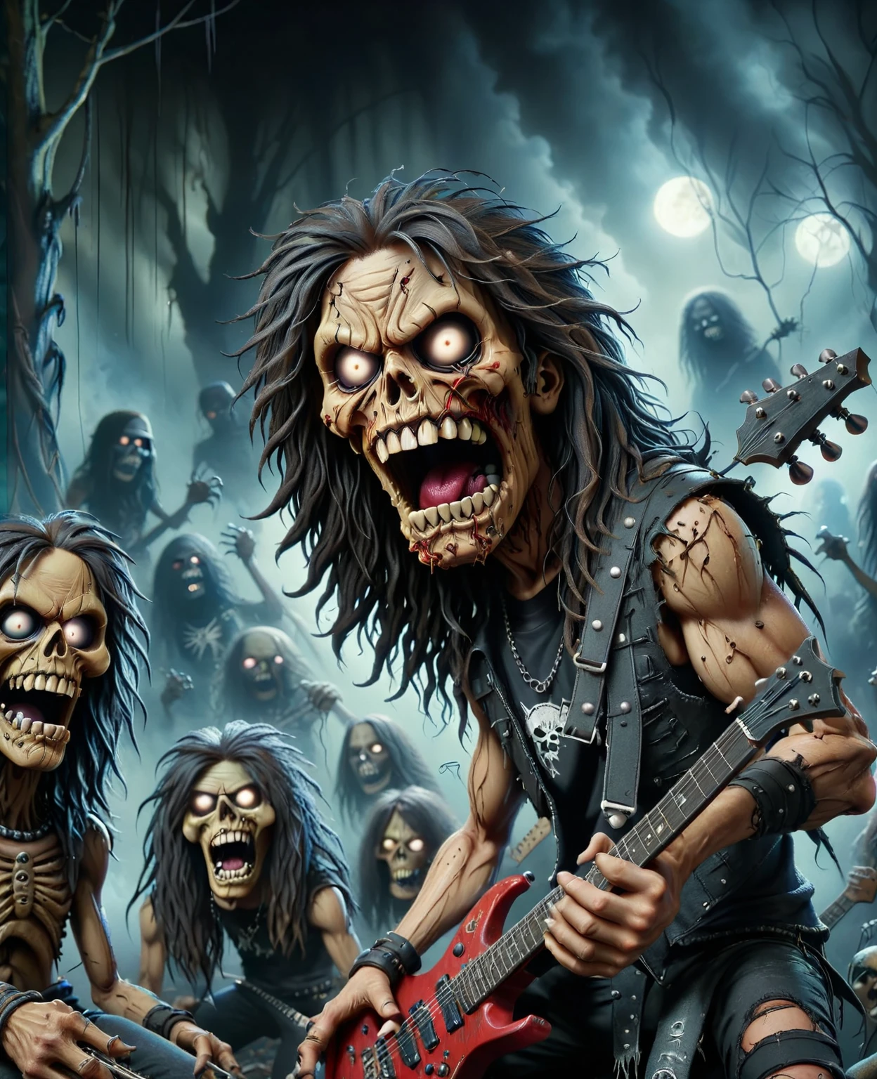 DonMV00d00XL through-composed, feedback, thrash metal, <lora:DonMV00d00XL:1>