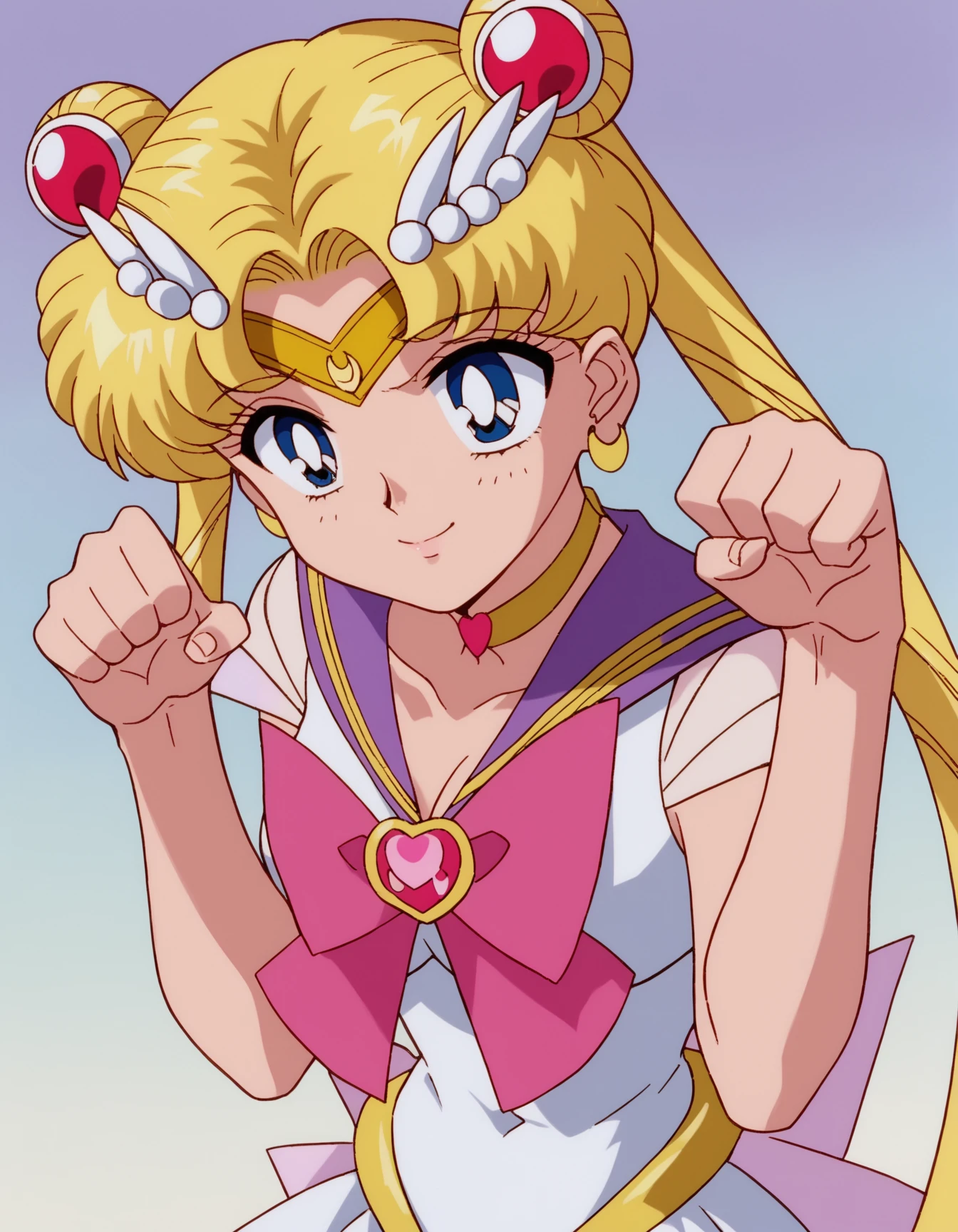 zPDXL, score_9, score_8_up, score_7_up, source_anime,
1girl, solo, <lora:SailorMoon:1> slrmn, seductive smile, paw pose, (arabian princess) wearing Sheer chiffon gown in ethereal pastel colors, adorned with sequined patterns, draped silhouette, bejeweled tiara, ornate golden headpiece with cascading jewels, sailor moon, tsukino usagi, blonde hair, blue eyes