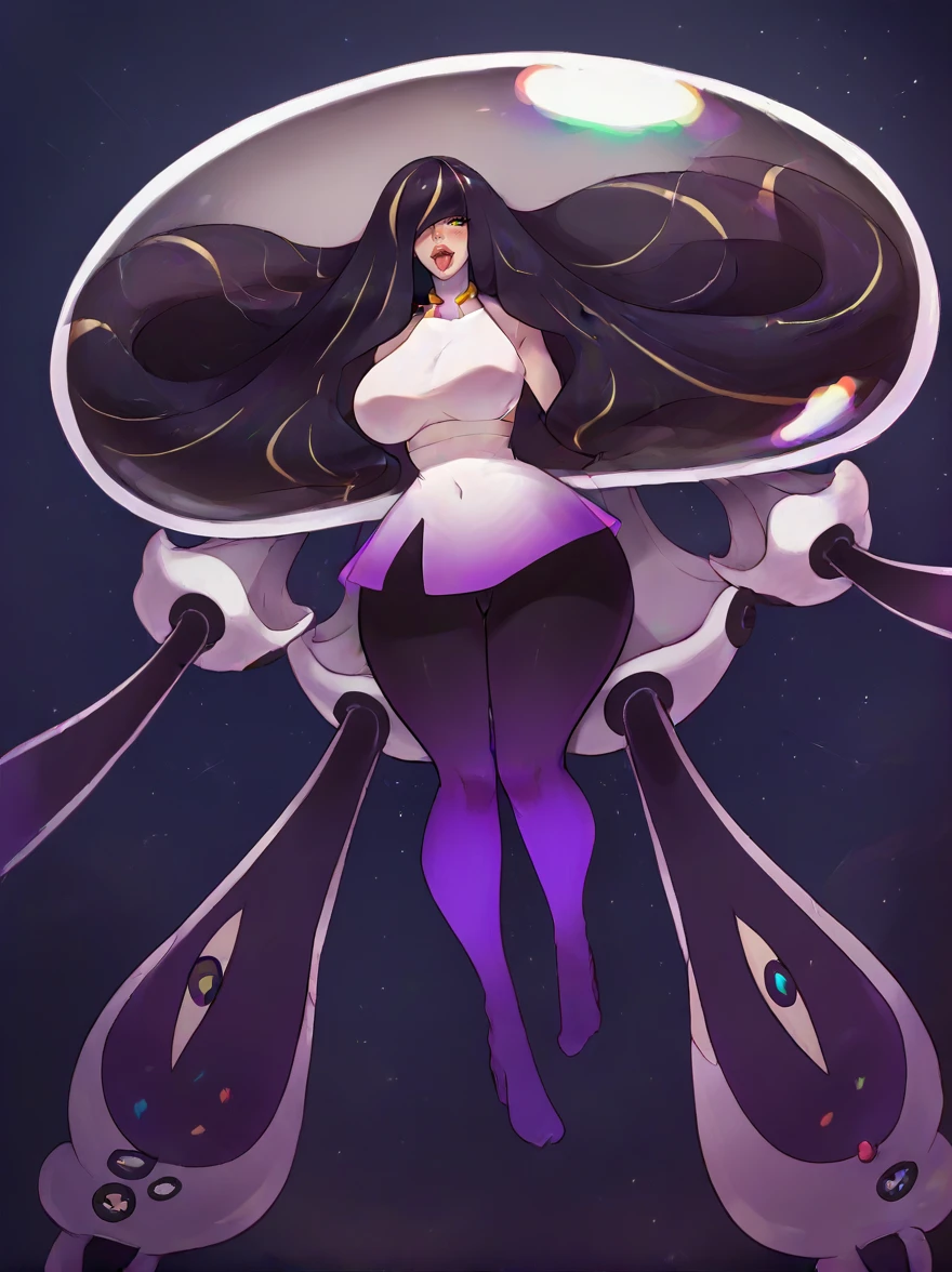 score_9,score_8_up,score_7_up,source_anime,zPDonyXL xxx positive,zPDXL2,<lora:Annon_Pony:1>,annon,bimbo,huge breasts,large thighs,thick lips,wide hips,huge ass,voluptuous,big lips,<lora:Pony_Diffusion_Motherbeast_Lusamine_Pokemon:1>,lusamine,dress,pokemon (creature),streaked hair,