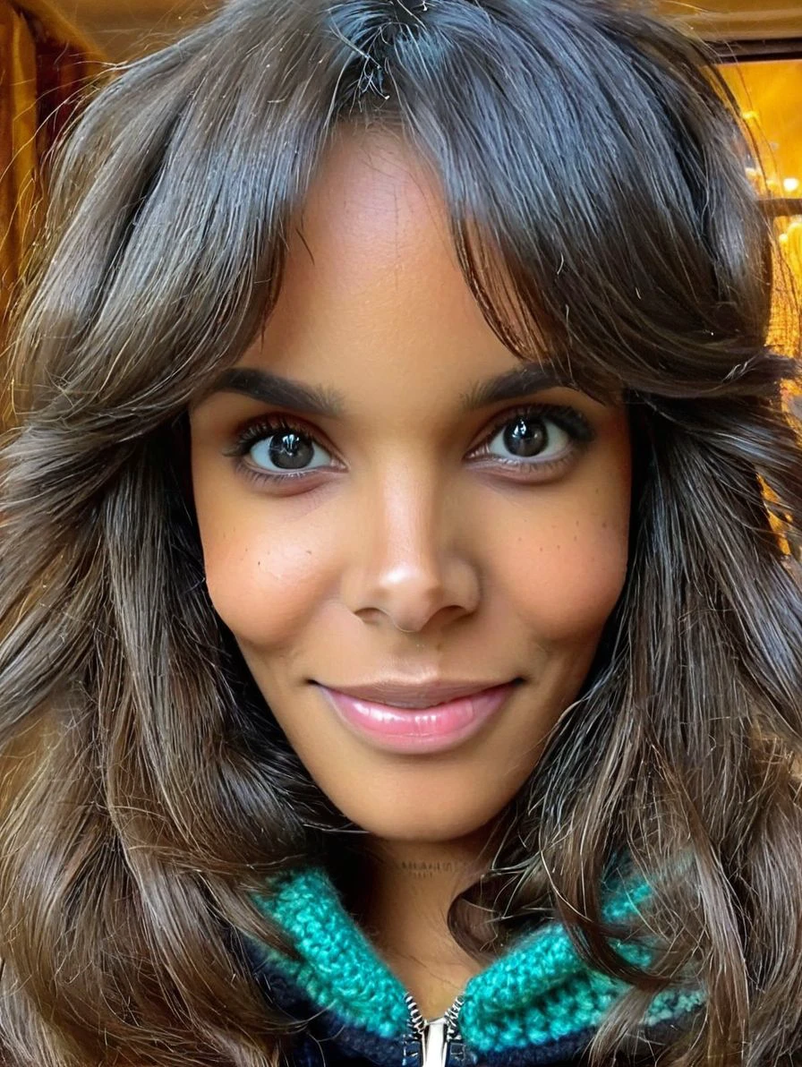 photo, realistic, irl, score_9, score_8_up, score_7_up, score_6_up, source_photo, rating_safe, shym 1girl, 24 years old, mid body portrait, dark skin, straight hair, long hair, bangs, perfecteyes, dark eyes, looking at viewer, smile, blushed, aroused BREAK wearing wool pullover BREAK Shiretoko
<lora:shym:1>