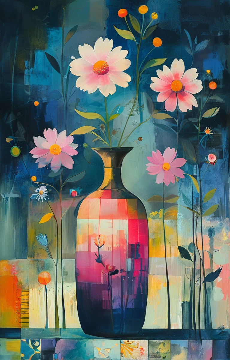 masterpiece,best quality,<lora:tbh199-sdxl:0.9>,illustration,style of Rosina Wachtmeister decaying peonies