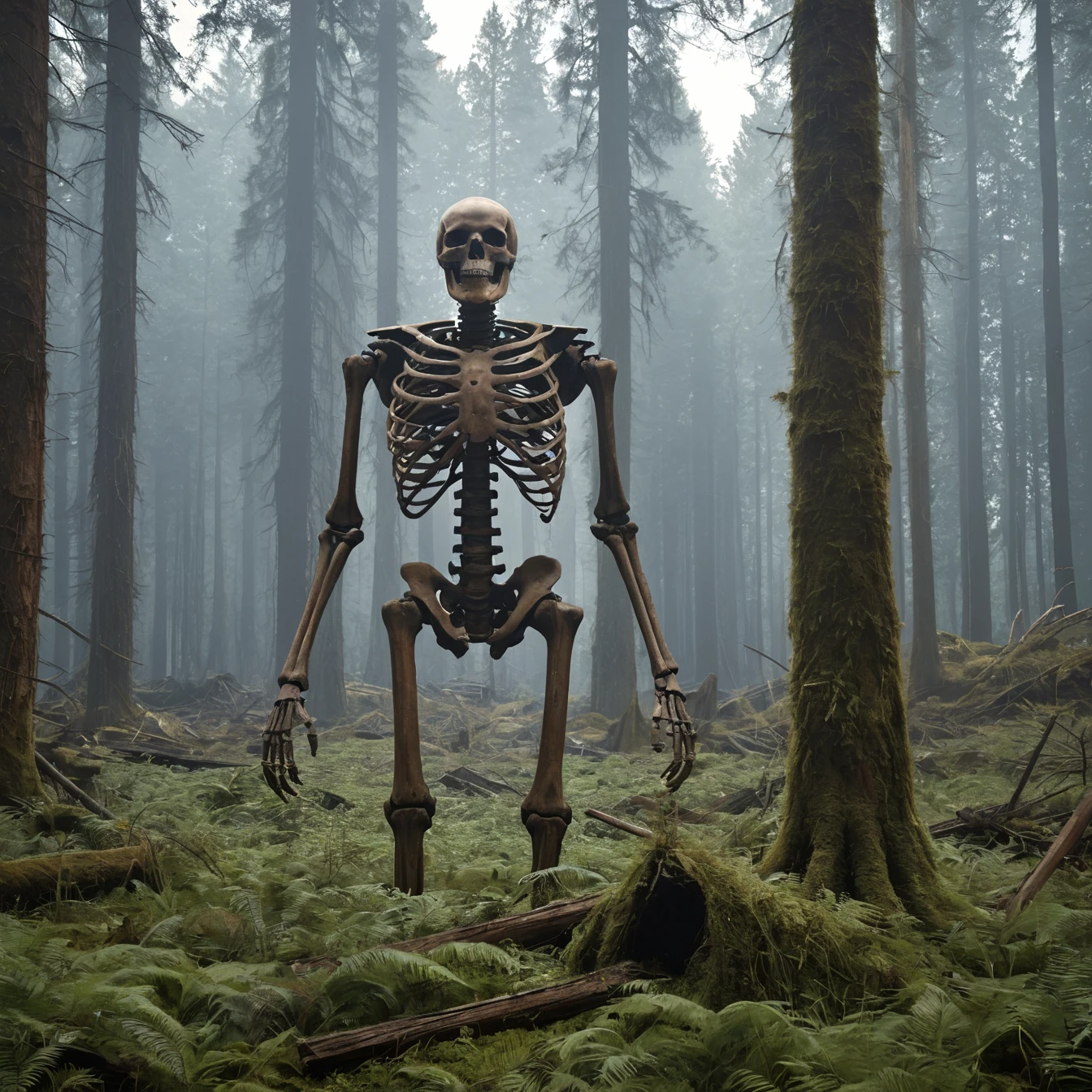 Masterpiece, raw photo, high quality, In the ravaged forest, where once-tall trees now stood as skeletal
sentinels, the remnants of humanity huddled together. The apocalypse had
left behind only fragments of civilization: crumbling buildings, rusted
machinery, and the whispers of what once was.8k, 16k, uhd, sharp lines, (lots of details:1.2), extremely detailed, absurdres, intricate detailed, cinematic scene, best quality, high detailed, ultra sharp, photorealistic, award winning,