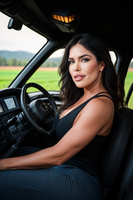 DEN_avitacorinne_OF,
(posing in a tractors cockpit, driving a tractor, country living, country, farming, driving a tractor in a field:1.2),
bokeh, f1.4, 40mm, photorealistic, raw, 8k, textured skin, skin pores, intricate details <lora:epi_noiseoffset2:1>, epiCRealism <lora:ClothingAdjuster3:-1>