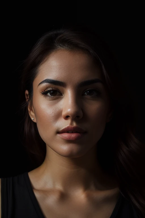 DEN_madeline_escobar,
((headshot:1.2) portrait on a (plain black background:1.2), (headshot:1.2), (face focus:1.1), (facing the camera:1.2), Head in the centre, (eye contact:1.3), (intense stare:1.1), mouth open, (facing straightforward:1.2), (forward facing:1.1), Head, face, Head focus, Head tilted down, looking slightly up at the camera:1.2),
bokeh, f1.4, 40mm, photorealistic, raw, 8k, textured skin, skin pores, intricate details <lora:epi_noiseoffset2:1>, epiCRealism