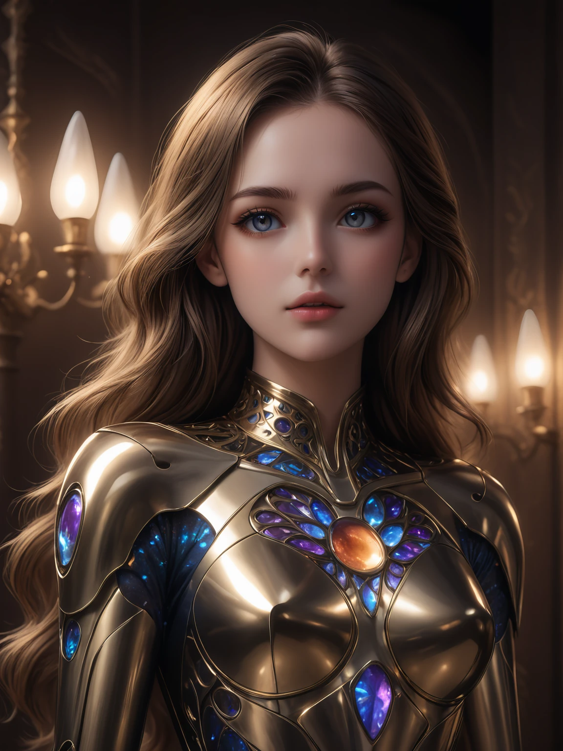 a woman in her twenties,eastern european women,female,solo,shiny skin,slender,slender_waist,detail face,detail eyes,detail,
(anime:1.3),masterpiece,best quality,Highly detailed,Professional,absurdres,extreme detail description,highres,realistic,photorealistic,perfect anatomy,wallpaper,Cinematic Lighting,cinematic bloom,available light,atmospheric lighting,moody lighting,
,,,,,<lora:add-detail-xl:2>,<lora:ç»èè°æ´-ç¾å¦aesthetic_anime_v1s:1.5>,<lora:ä¿®å¤-ç¼DetailedEyes_V3:1.5>,<lora:å¢å ç»è-æ å
è¡£bralessSDXL_v1_00022>,<lora:Ave-0.2:0.8>