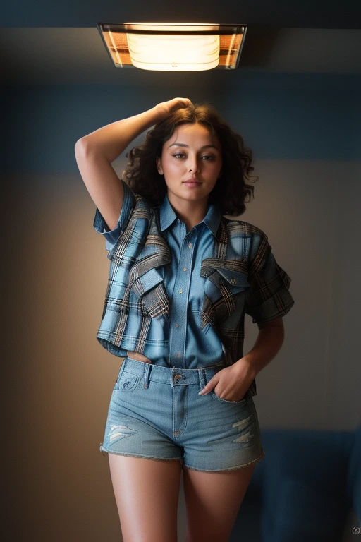 DEN_babyfacedhoe_kikikattan,
(walking through a tallgrass meadow wearing (Jean shorts:1.3) and (plaid shirt:1.3), meadow, wild, overgrown, walking,:1.2),
bokeh, f1.4, 40mm, photorealistic, raw, 8k, textured skin, skin pores, intricate details  <lora:epi_noiseoffset2:1>, epiCRealism <lora:ClothingAdjuster3:-1>