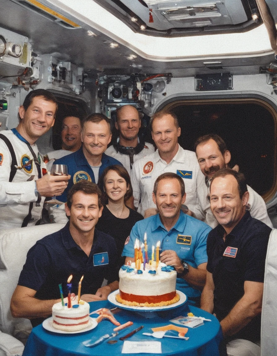 birthday party on the international space station