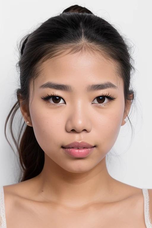 DEN_alisonangel_OF,
((headshot:1.1) portrait on a bright white background, (headshot:1.2), face focus, intricate (beautiful eyes:1.2), (wide open eyes:1.1), Big eyes, clean photo, side lighting, low contrast, low saturation:1.2),
bokeh, f1.4, 40mm, photorealistic, raw, 8k, textured skin, skin pores, intricate details <lora:epi_noiseoffset2:1>, epiCRealism
