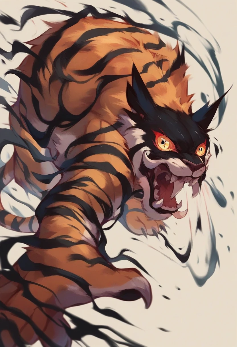 <lora:Dream_Tiger_for_Pony:1> dream tiger, dynamic angle, attacking, score_9, score_8_up, score_7_up, score_6_up, score_5_up, score_4_up, hd, (ultra hd quality details), 8K, 2d illustration