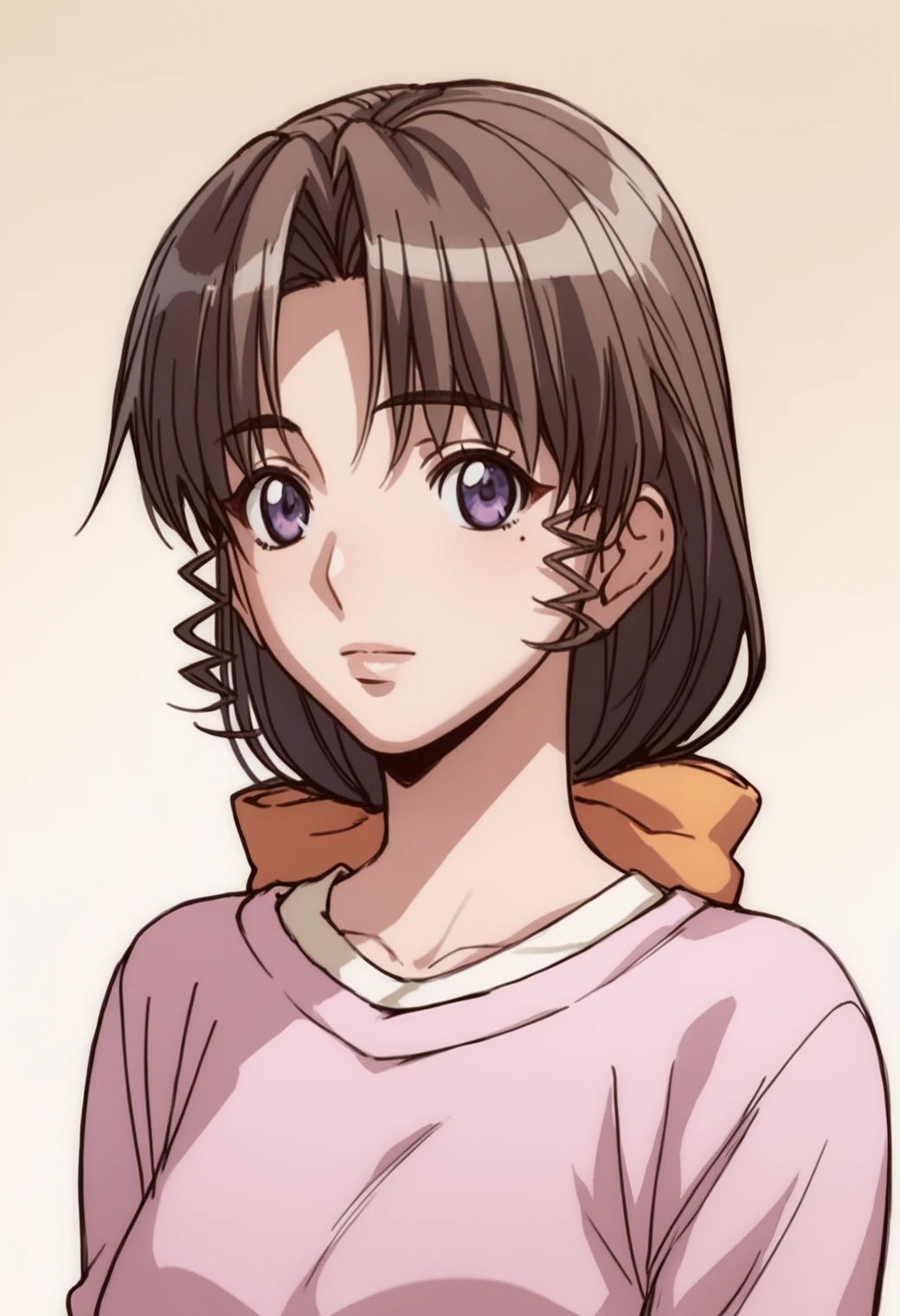 score_9, score_8_up, score_7_up, score_6_up,source_anime,rating_explecit,anime coloring,   <lora:MoroboshiKyoko:0.8> moroboshi kyoko, long hair, , hair bow, upper body, sweater,