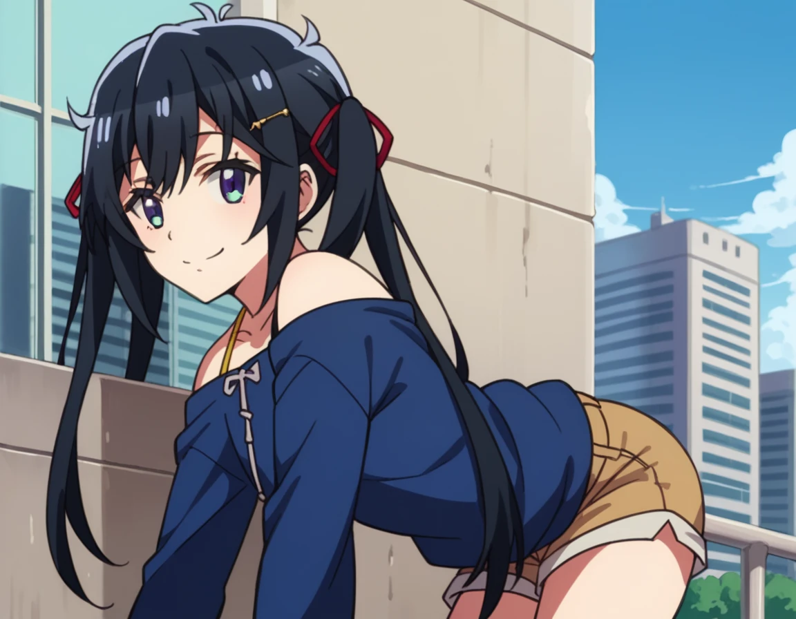 (2 girls) ,(old high quality) ,Yukinoshita Yukino , Yuigahama Yui , rooftop,strong wind,,crowd , embarrassed face,Low - Angle,school uniform,(check skirt),(The wind flips up my check skirt),(hold check skirt with hand),thighs,(white panties),(pink panties),
