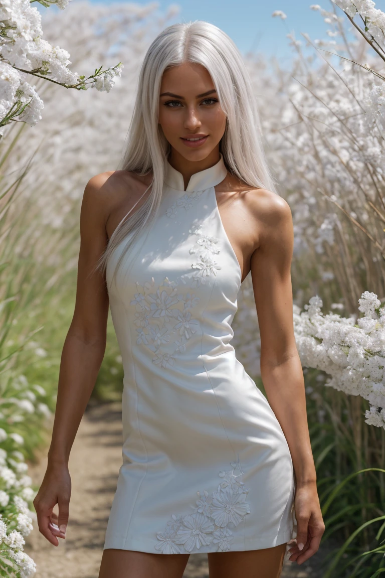 (Amateur Shot:1.3) Tower13_Milla (Skinny, Slim, Fit and toned:1.4) (in a japanese flower field:1.3) (a japanese dress:1.4) ((Photo Focus, DOF, Aperture, insanely detailed and intricate, character, hypermaximalist, hyper realistic, super detailed,)) (smile at viewer:1.3) <lora:exposure_control_v10:-0.2> <lora:more_details:0.3>