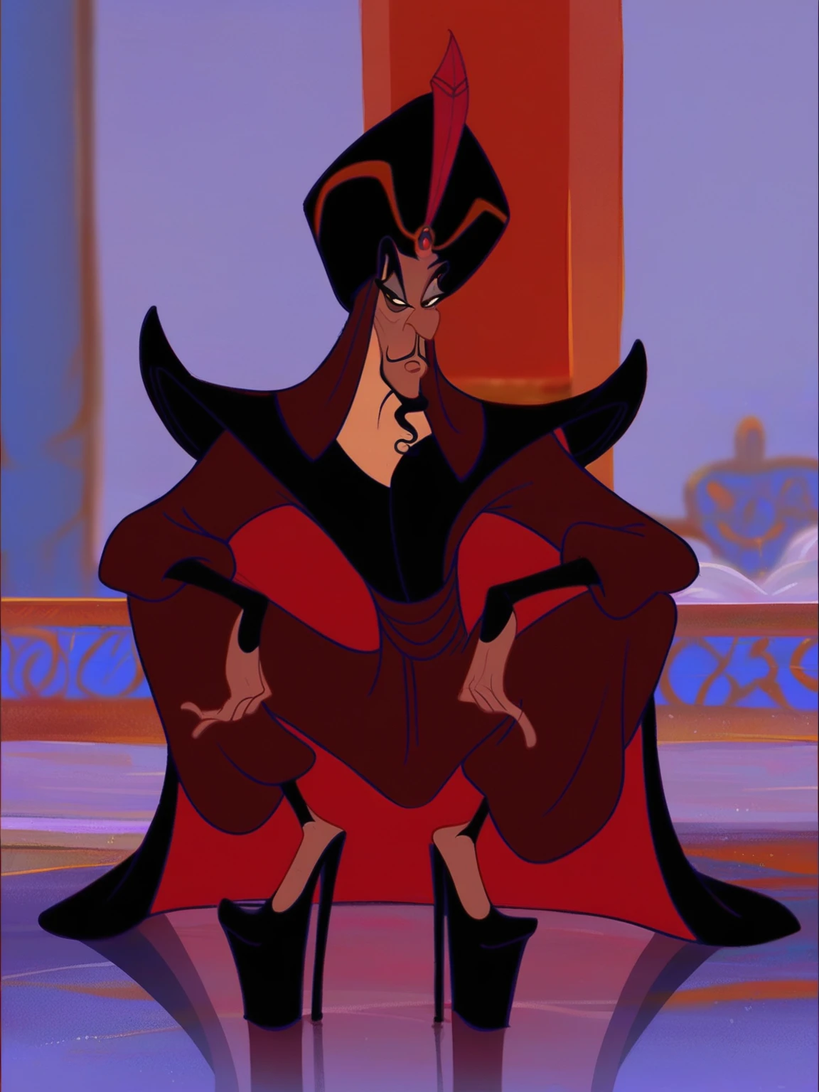 Jafar (Aladdin 1992 film) PonyDiffusionXL "COMMISSION" v1.0
