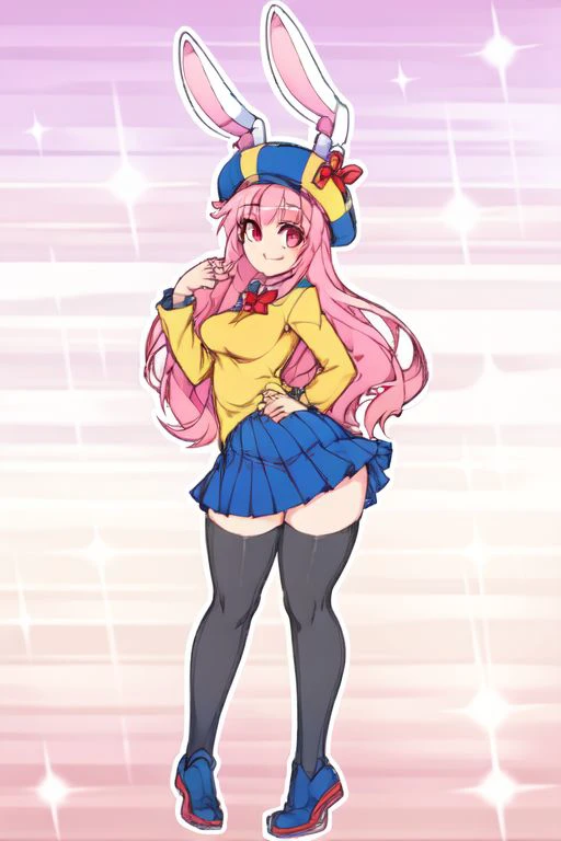 Masterpiece, Hyper detailed, Best quality, UHD, (((3D))), ((anatomically correct)), Dance club, 1 woman, Joyful Expression, ((Hyper detailed revealing White outfit, headphones:0.5)), Busty, Curvy, (Hyper detailed eyes, Teal eyes), Longeyelashes, Jewellery, Makeup, ((Pink hair, flowing hair)), {{{Club lighting}}}, ((Dancing, stage, musical aura, performance, sparkling, Music notes)), AGGA_ST009