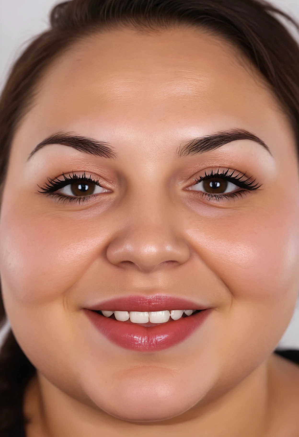 CZC, FACE mixed race chubby woman (Joyful:0.4) <lora:czc-XL:1>