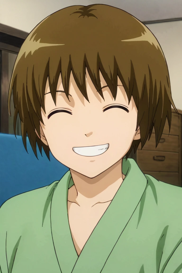 score_9,score_8_up,score_7_up,source_anime,looking at viewer, solo, 1boy, Seita,brown hair,green eyes, smile, indoors, grin, closed eyes<lora:EMS-393542-EMS:1.000000>