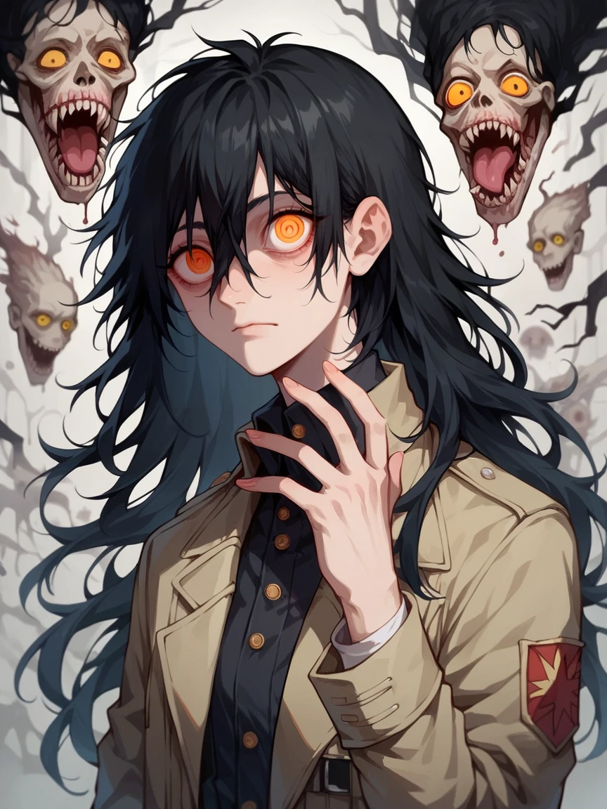 score_9, score_8_up, score_7_up, score_6_up,   <lora:mult13y3XLP:0.5> mult13y3, multiple eyes, horror, eyes, alucard \(hellsing\), black hair