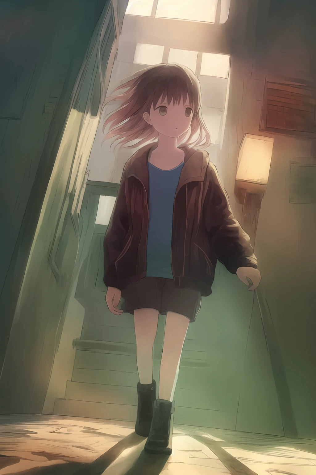(masterpiece, best quality:1.2),1girl,solo,<lora:lofi:1>,lofi,