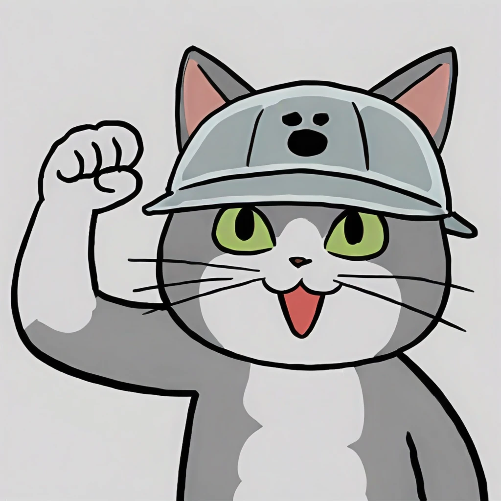 score_4_up, genbaneko, headwear, hat, grey headwear, solo, cat, simple background, white background,baseball cap,
<lora:Genbaneko_Pony-000120:0.7:lbw=1,1,1,1,0.5,1,1,1,1,1,1,1>