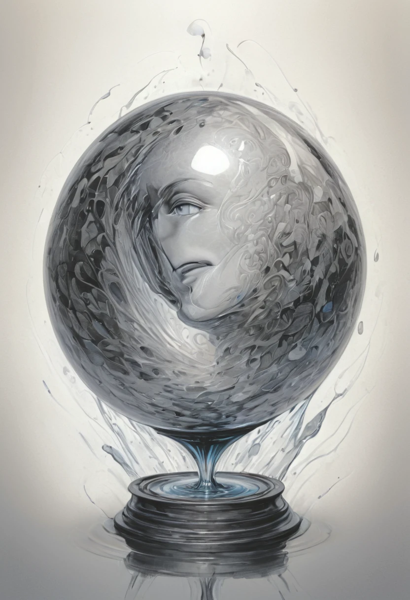 <lora:artfullySTARTINGPOINT_SDXL_V1-000005:1>, artstrtngpt, abstract, character concept, masterpiece, intricately detailed, best quality, highest resolution, crystal sphere, illustration, charcoal, liquid graphite, marker, water color, mixed media