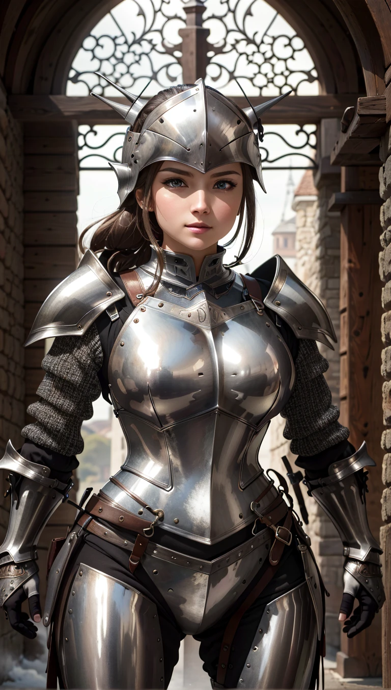 best quality,masterpiece,highly detailed,ultra-detailed, 
 <lora:neg9V2_last:0.7>1girl,  medieval-armor-girl, heavy armor,german kn
 <lora:medieval-armor-girl_V02:1>