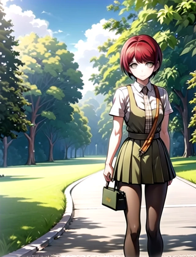 mahiru koizumi , solo, standing, outside, sunny  <lora:mahiru:1>