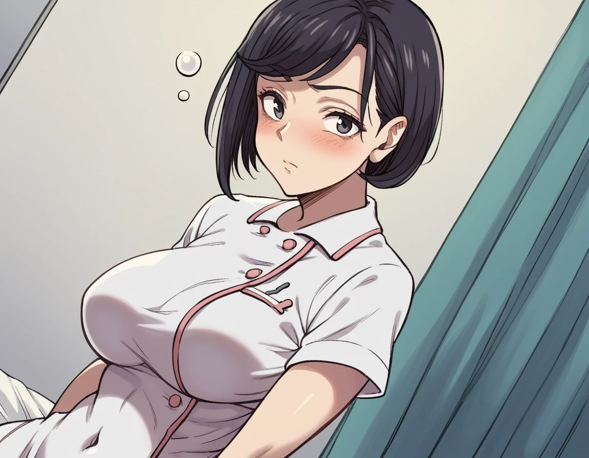 masterpiece, best quality, simple background, random hairstyle, large breasts,  summer outfit, ((futa with female))
