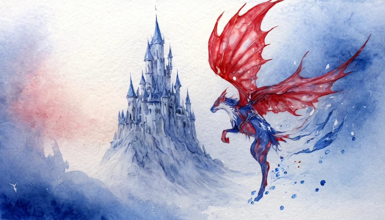 embedding:americancolors fantasy art in watercolors