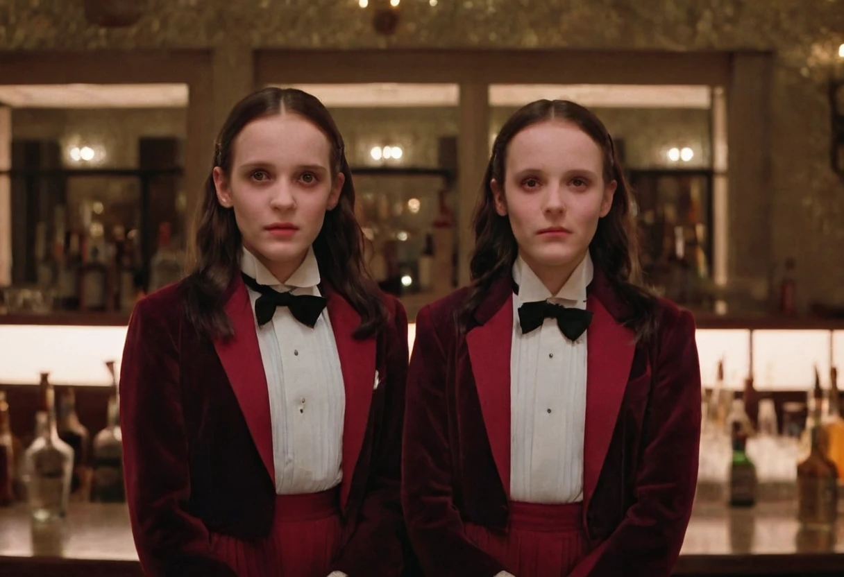 CineShining, Overlook Hotel, bar, twin girls