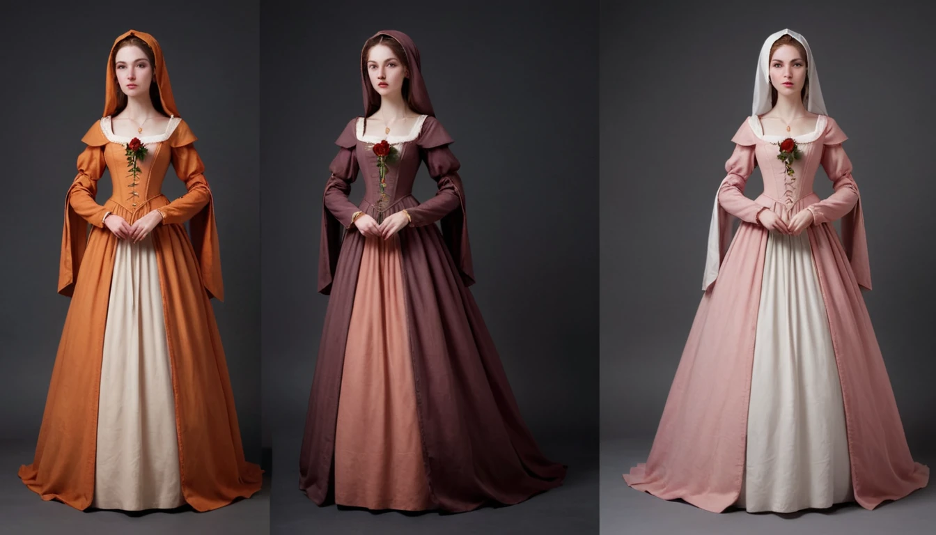 embedding:lescolors woman in medieval dress