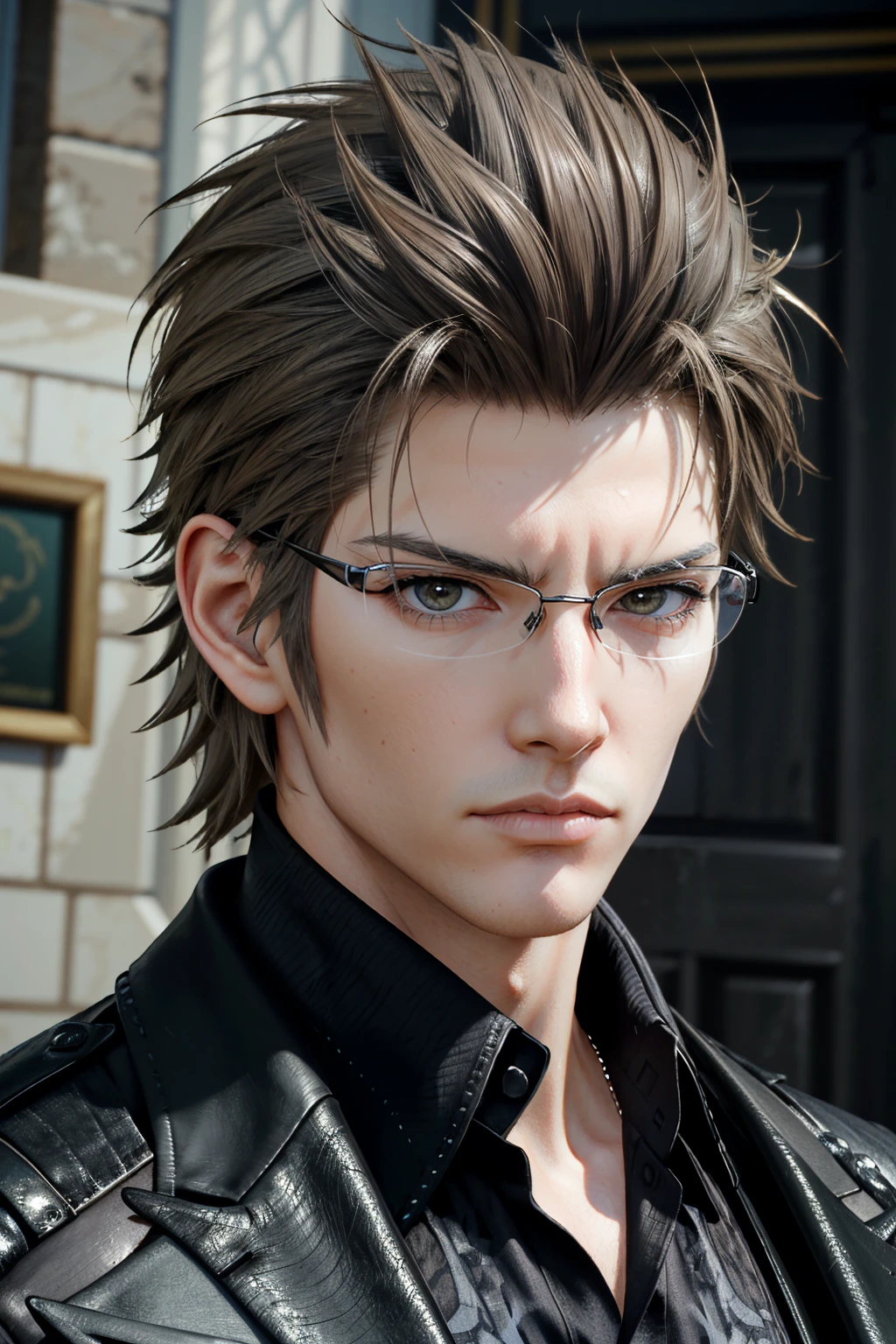 ((ultra detailed, masterpiece, absurdres))
<lora:FFIgnis:0.8>
FFIgnis, 1boy, glasses, portrait
