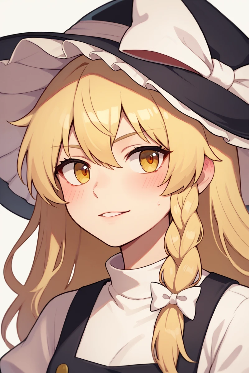 score_9, score_8_up, score_8, score_9, 1 girl, source_anime, <lora:kirisame_marisa_pony-10:0.8> kirisame marisa, blonde hair, yellow eyes, blush, portrait, close-up, <lora:Mangamaster-style_v10:0.8> mangamaster