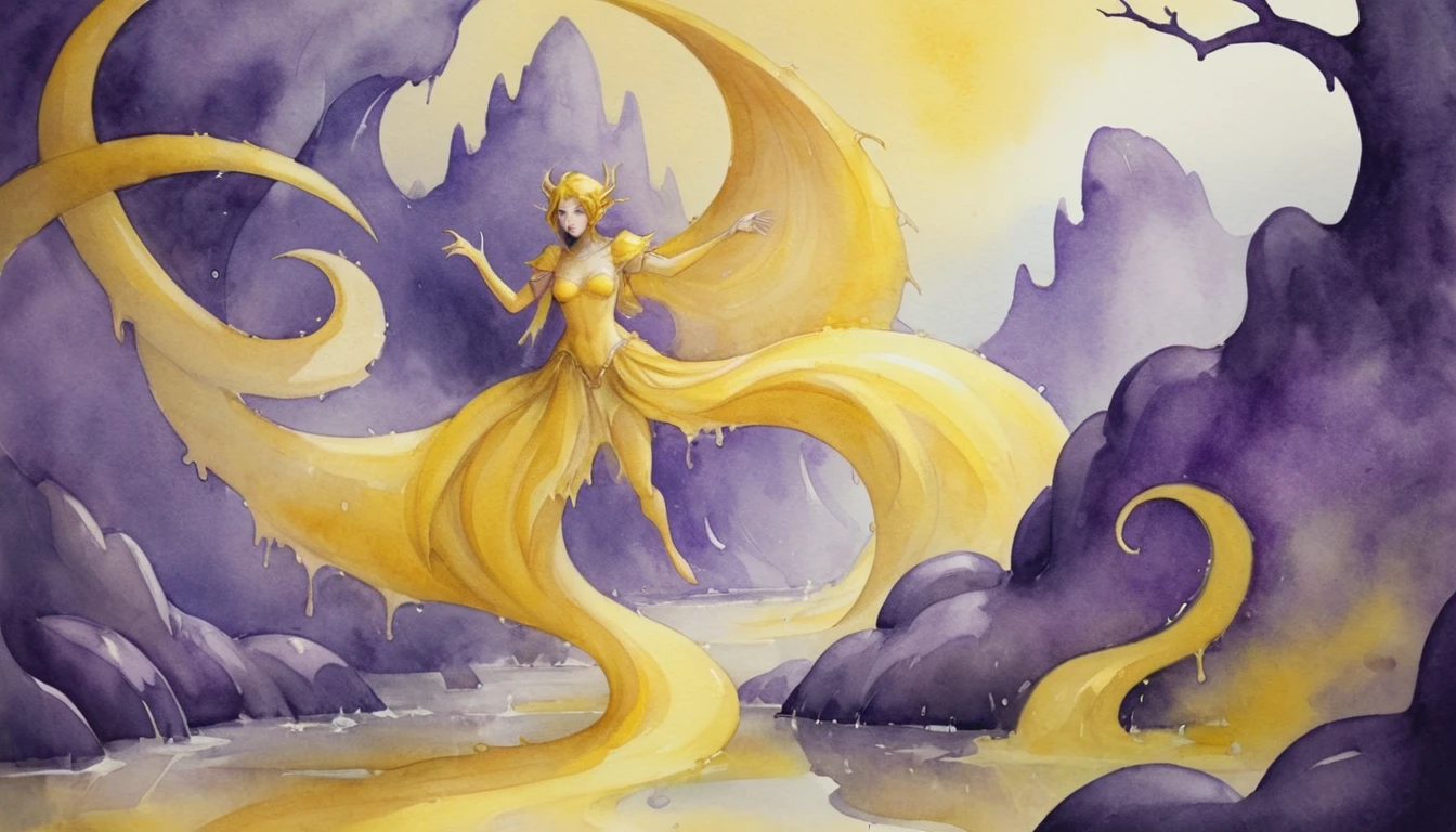 embedding:intersexcolors fantasy art in watercolors